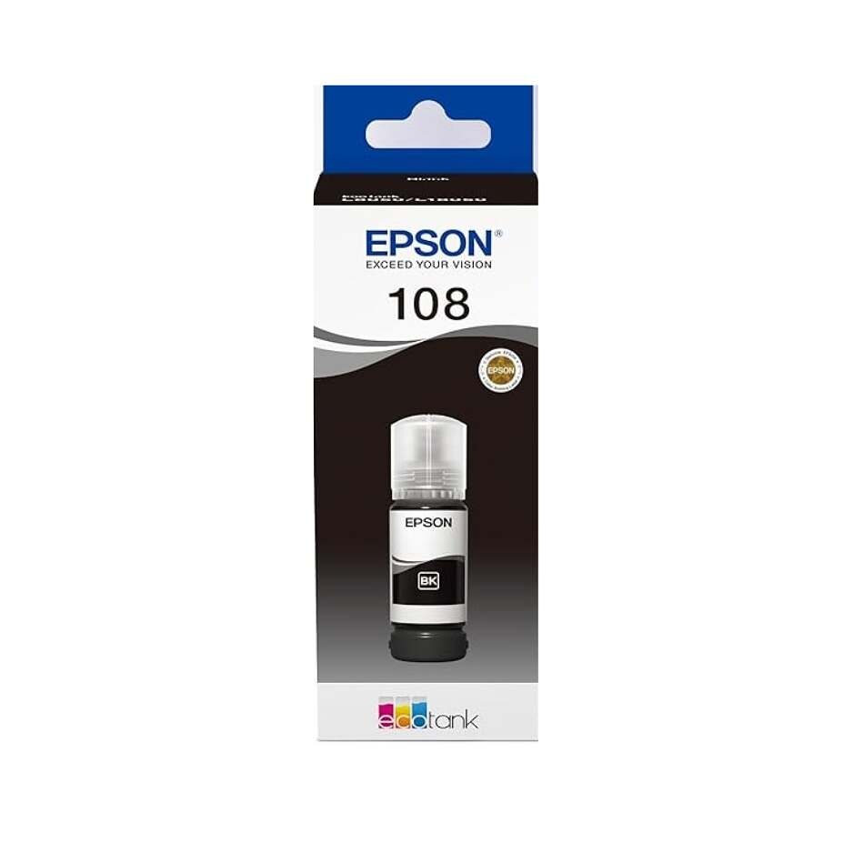 Epson C13T09C14A -108 EcoTank  Black ink bottle (70ml)